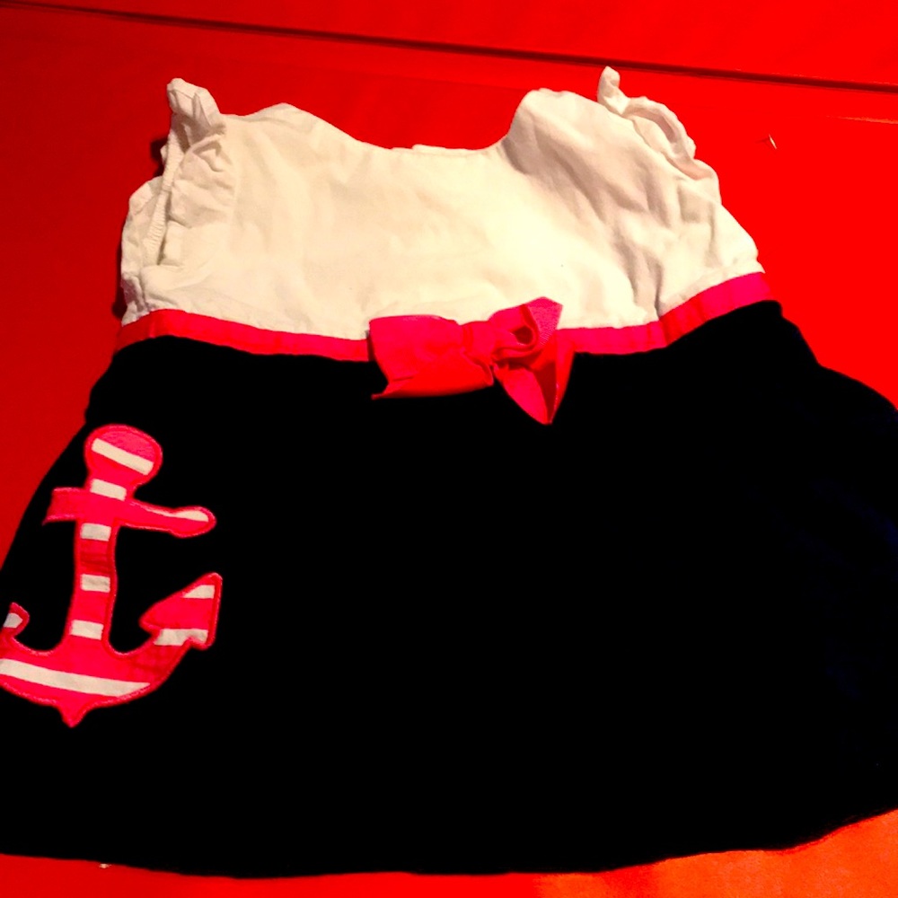 Gymboree girl dress with anchor